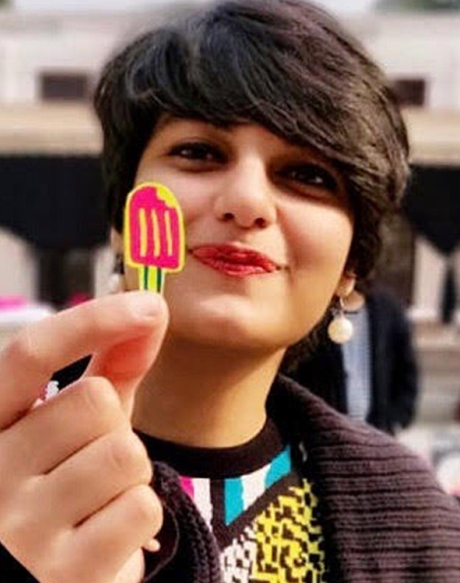 Portrait of artist Sudeepti Tucker promoting contemporary feminism exploration through illustration