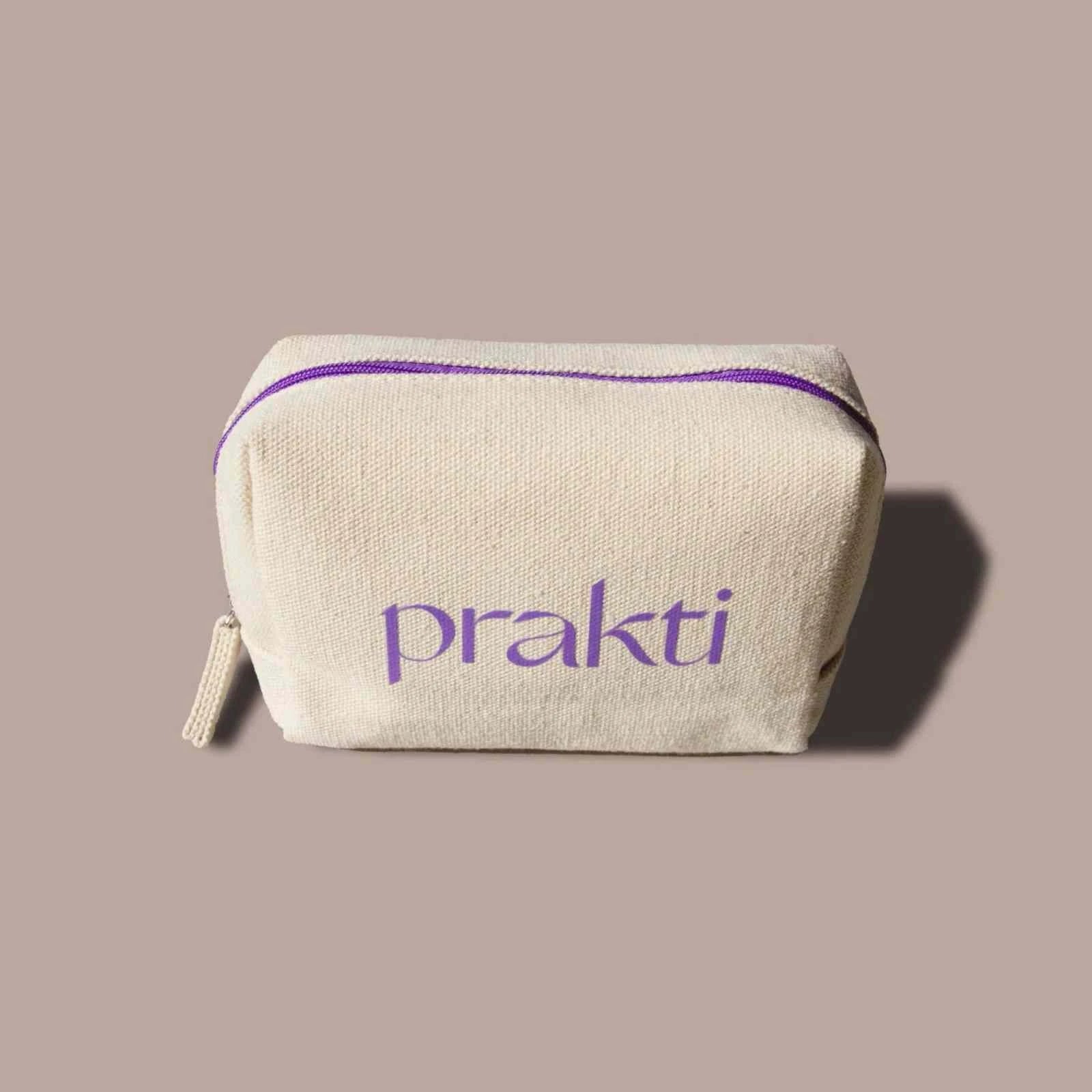 Prakti Beauty Prakti Organic Cotton Canvas Toiletry Bag