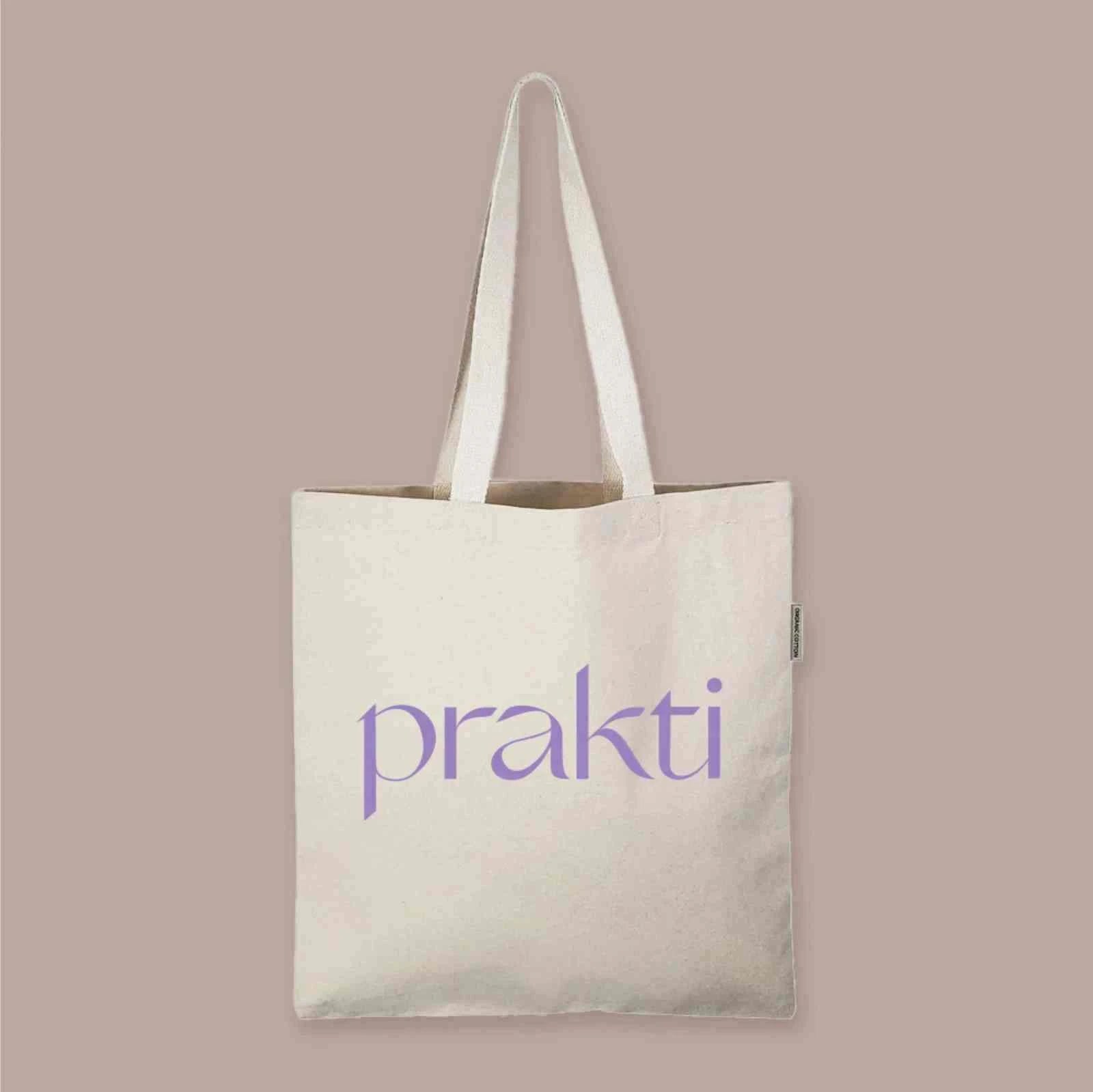 Prakti Beauty Prakti Organic Cotton Canvas Tote