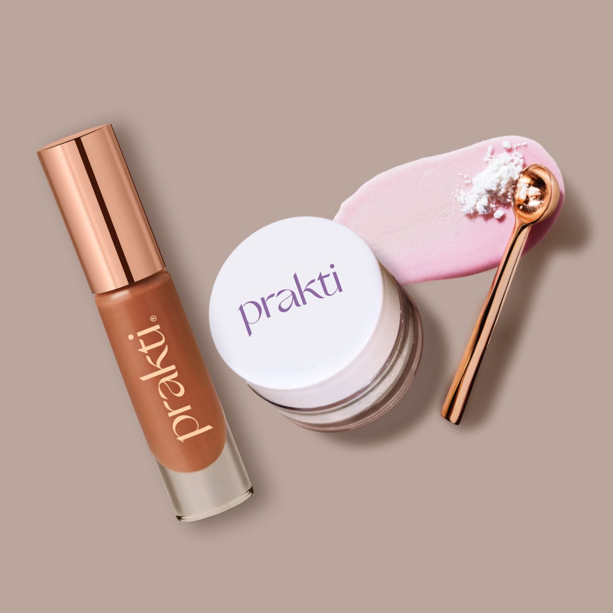 Prakti Beauty Set Creamy Cocoa KhushiKiss™ Nourishing Lip Care Set