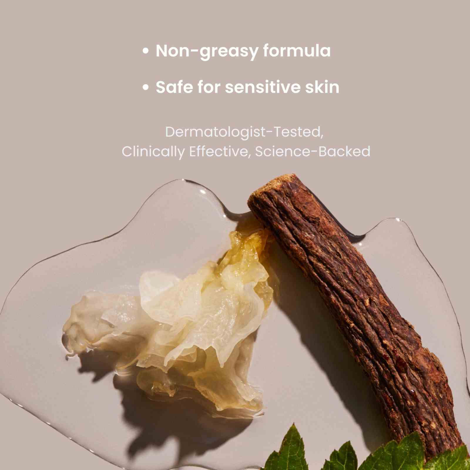 SundaSkin lightweight serum with non-greasy formula, safe for sensitive skin, hydrating and brightening for glowing skin